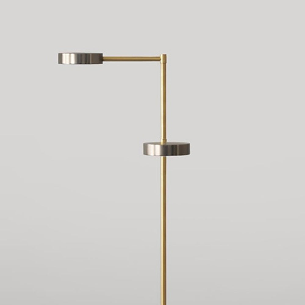 Mira Design Lampadaire Moderne Métal Noir/Or Chambre/Salon - Neutralighting