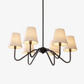 Aurvarira Chandelier Classique Noir en Tissu Lumos - Neutralighting