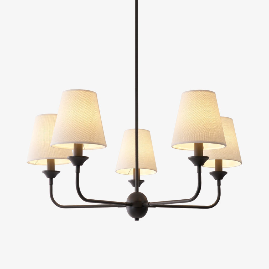 Zesorel Chandelier en Tissu Industriel Vintage - Neutralighting