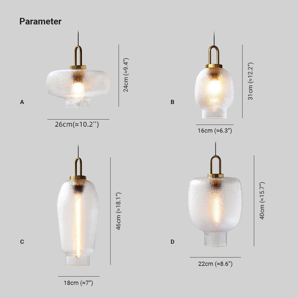 Valentina Design Luminaires Suspensions Métal Moderne LED Verre Or Salon/Chambre à Coucher - Neutralighting