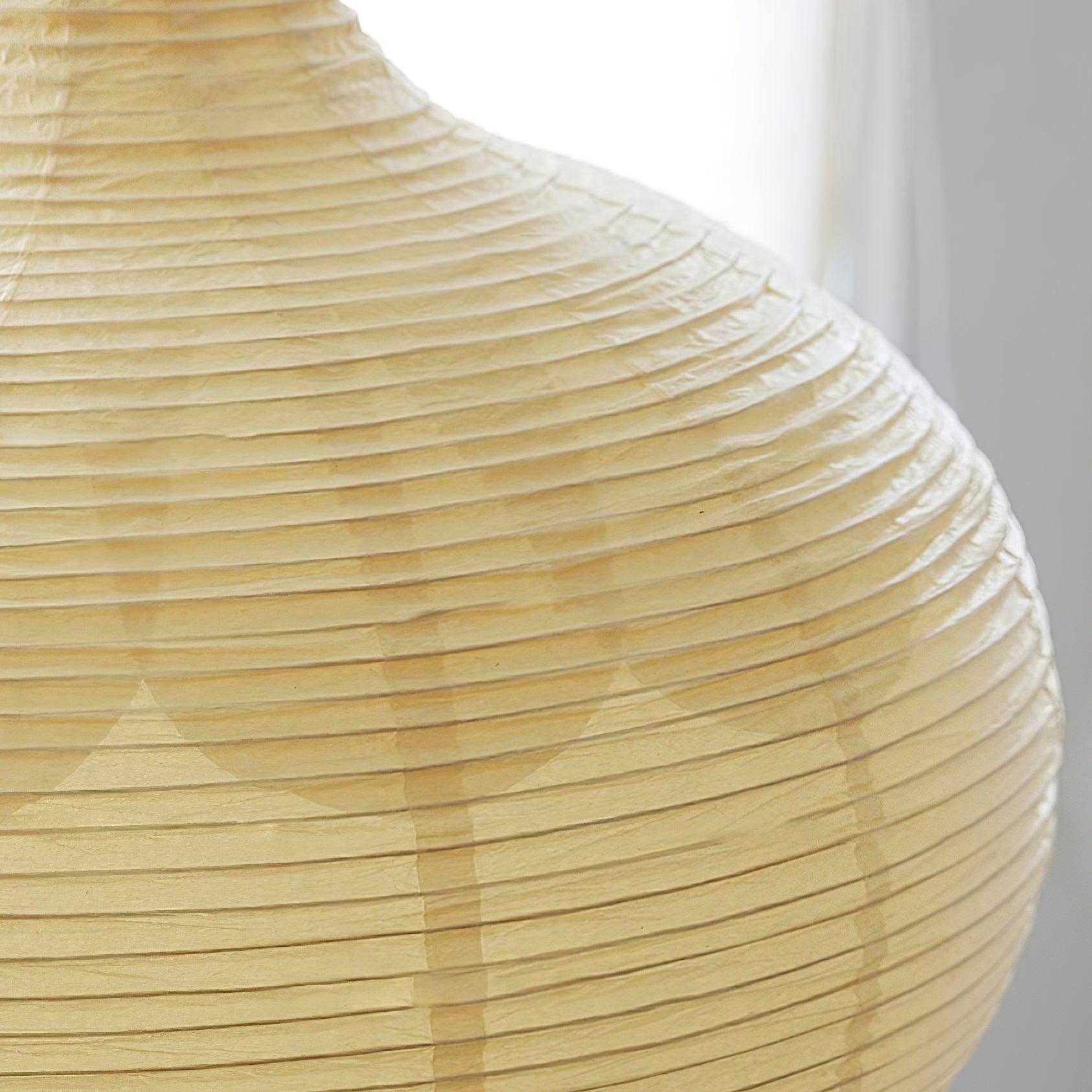 Ritta Japonais Conception Globe Bois Papier LED Suspension Salon - Neutralighting