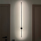 Eonix Applique Murale d'Extérieur Minimaliste Linéaire LED. Métal. Noir. Jardin - Neutralighting