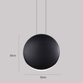 Valentina Suspension Ronde Simple, Métal/Résine, Noir/Vert/Brun/Gris/Blanc, Chambre à Coucher/Bureau - Neutralighting