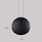 Valentina Suspension Ronde Simple, Métal/Résine, Noir/Vert/Brun/Gris/Blanc, Chambre à Coucher/Bureau - Neutralighting