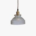 Arisha Vintage LED Suspension Laiton/Noire Verre Salle à Manger - Neutralighting