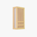 Muto Applique Murale Rectangulaire Vintage Bois/Acrylique Bois Brut Chambre à Coucher/Salon - Neutralighting