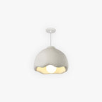 Avi Suspension Fleur Nordique, Metal/Polystyrène, Blanc, Salon - Neutralighting