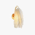 O'Moore Applique Murale Design LED Plume Moderne Métal Plume Blanc Chambre à Coucher/Salon - Neutralighting
