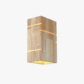 Muto Applique Murale Rectangulaire Moderne Simple LED Bois Brut Chambre à Coucher/Salon - Neutralighting