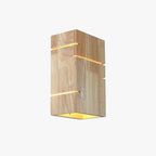 Muto Applique Murale Rectangulaire Moderne Simple LED Bois Brut Chambre à Coucher/Salon - Neutralighting
