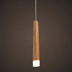 Muto Linéaire LED Suspension Bois/Acrylique Chambre à coucher Salle à manger - Neutralighting