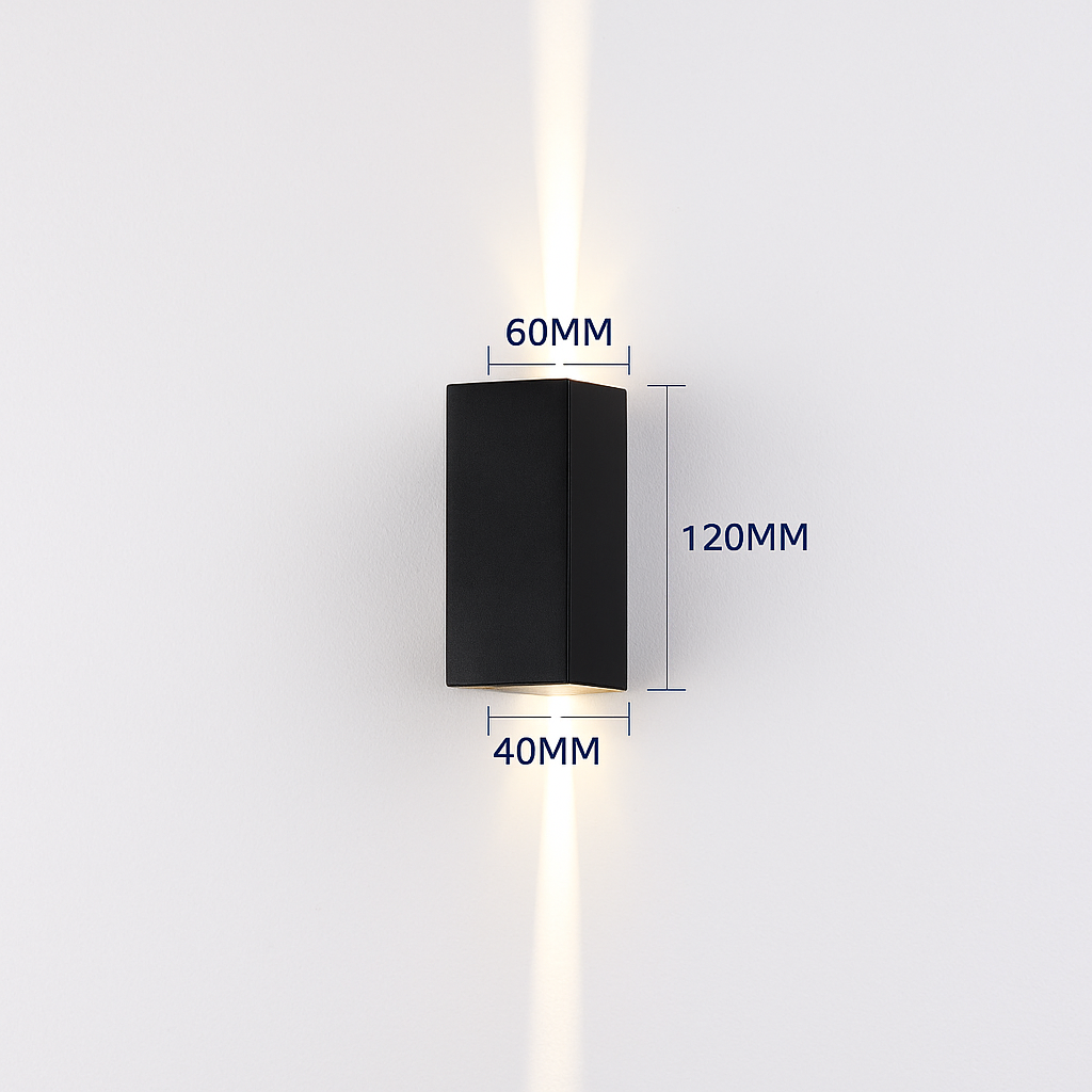 Spot — 6W 10W 20W Outdoor LED Wall Lights Up and Down Narrow Beam COB Aluminium Wall Sconces Porch Light Garden Waterproof Spotlight