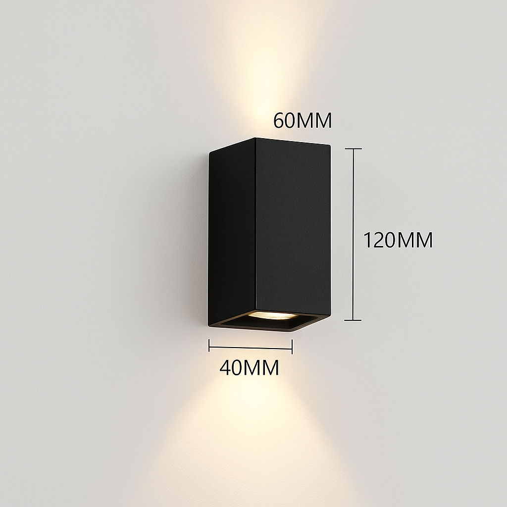 Spot — 6W 10W 20W Outdoor LED Wall Lights Up and Down Narrow Beam COB Aluminium Wall Sconces Porch Light Garden Waterproof Spotlight