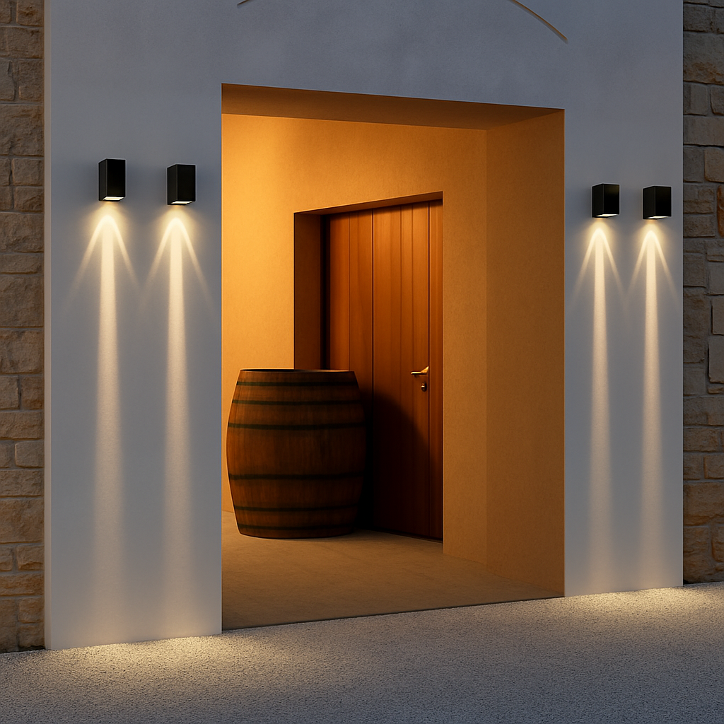 Spot — 6W 10W 20W Outdoor LED Wall Lights Up and Down Narrow Beam COB Aluminium Wall Sconces Porch Light Garden Waterproof Spotlight