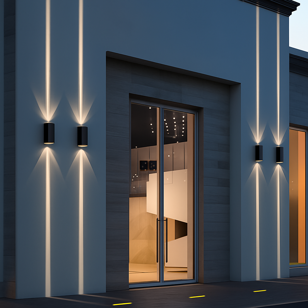 Spot — 6W 10W 20W Outdoor LED Wall Lights Up and Down Narrow Beam COB Aluminium Wall Sconces Porch Light Garden Waterproof Spotlight