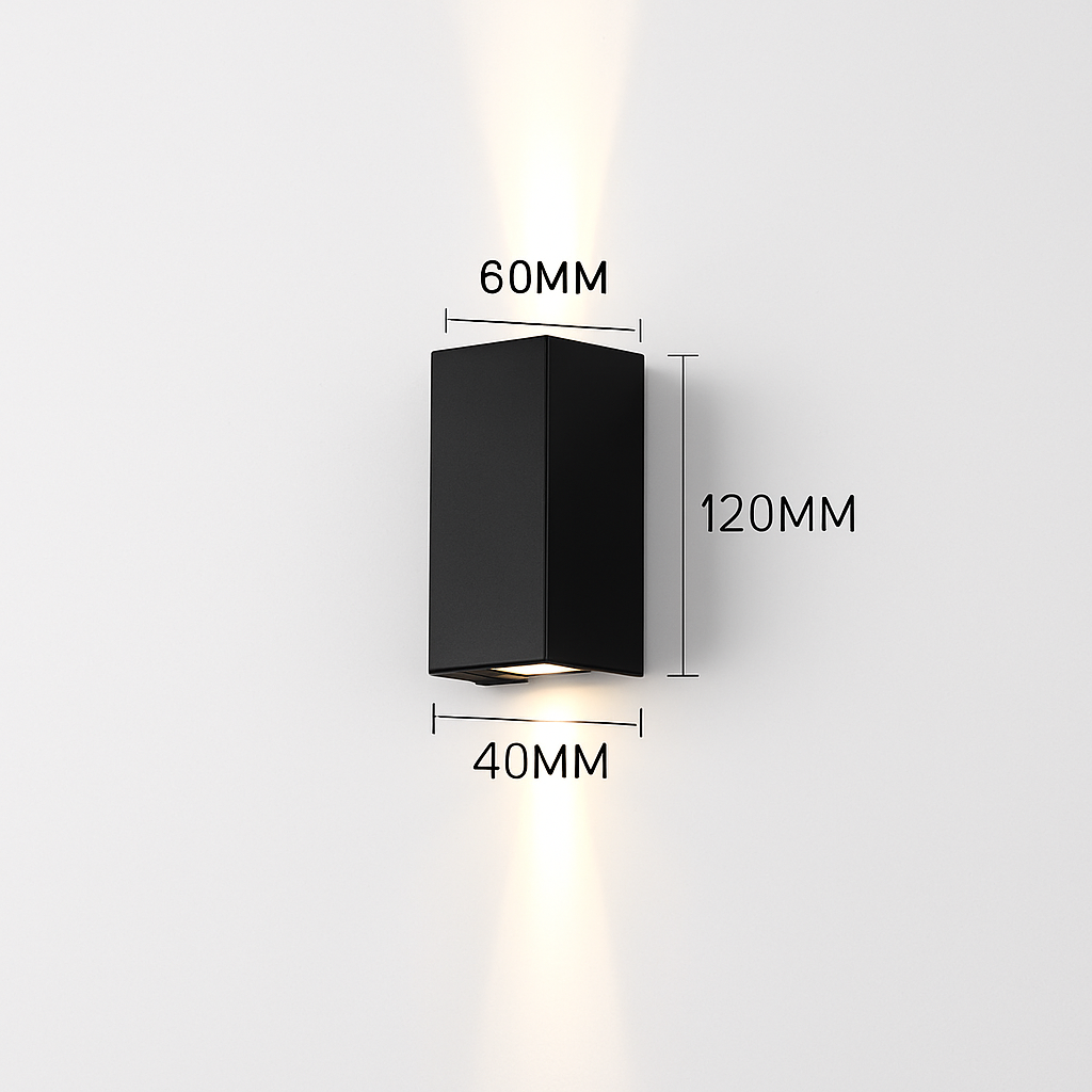 Spot — 6W 10W 20W Outdoor LED Wall Lights Up and Down Narrow Beam COB Aluminium Wall Sconces Porch Light Garden Waterproof Spotlight