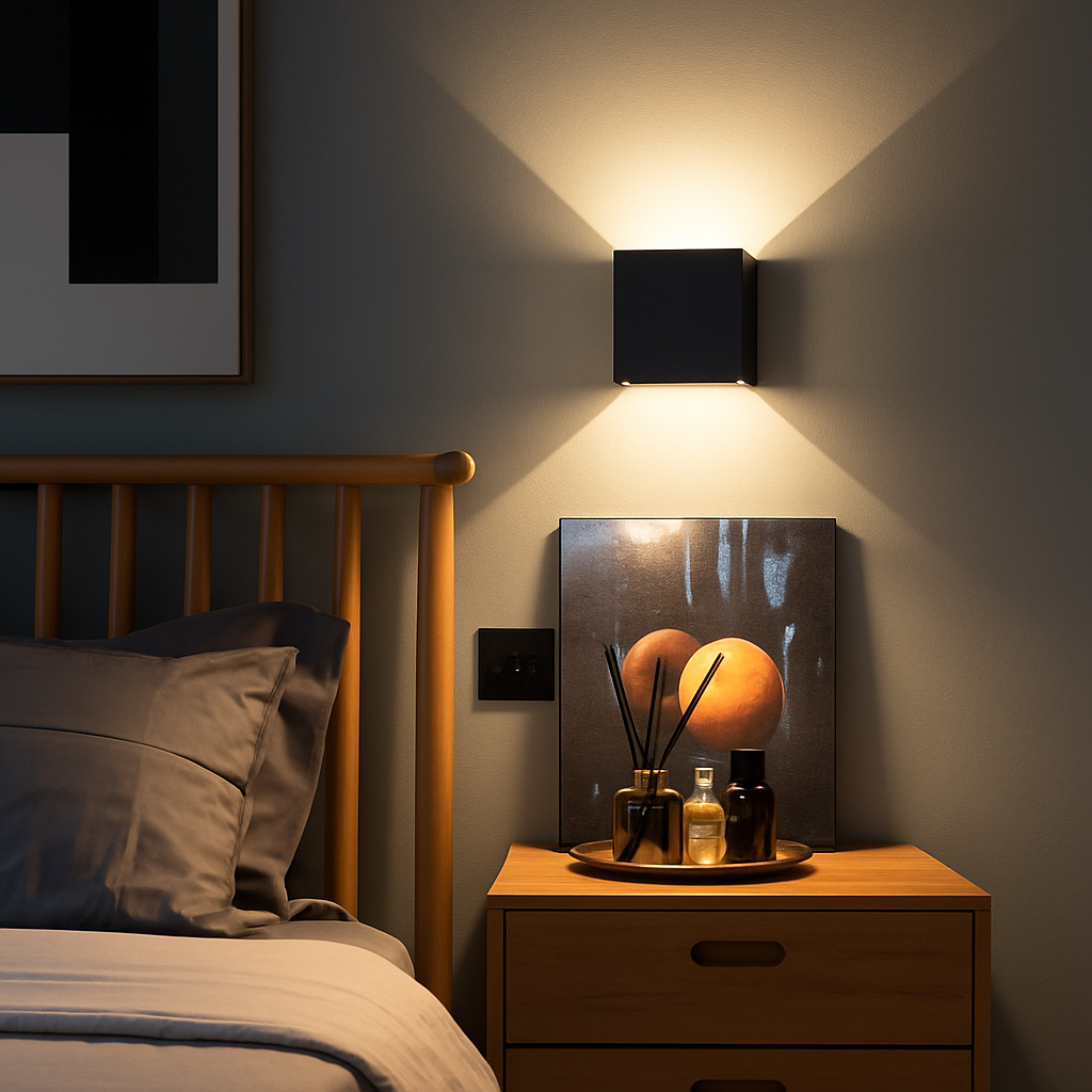 Applique murale — 6W/12W applique murale LED lumière extérieure étanche IP65 porche jardin applique et intérieur chambre chevet décoration éclairage lampe en aluminium