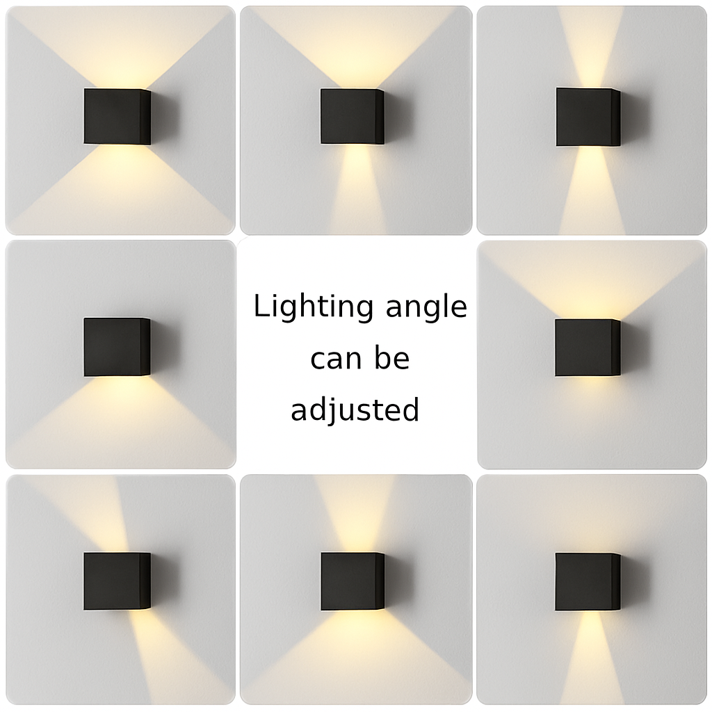 Applique murale — 6W/12W applique murale LED lumière extérieure étanche IP65 porche jardin applique et intérieur chambre chevet décoration éclairage lampe en aluminium