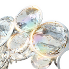Kristy Lustre LED Moderne Rond Cristal Métal Salon - Neutralighting