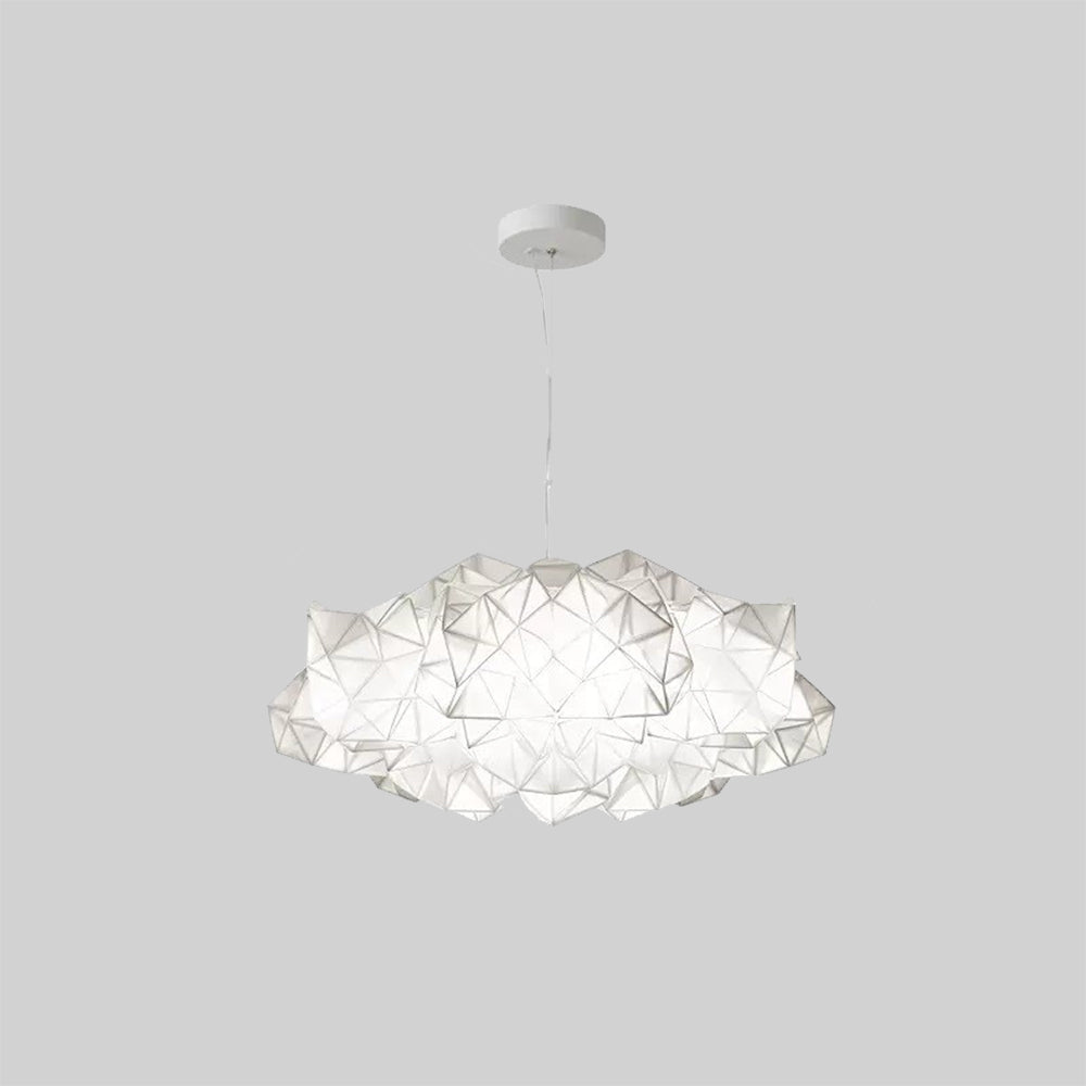 Arisha Suspension Irrégulier Géométrique, Metal/Acrylique, Blanc/Noir, Chambre - Neutralighting