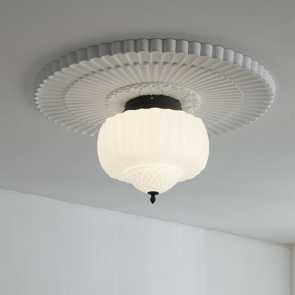 Arisha Plafonnier Moderne Métal Verre Chambre à Coucher - Neutralighting