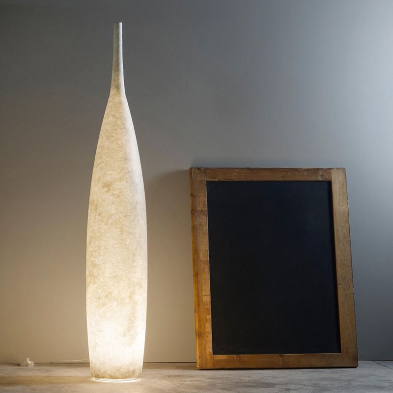 Avi Moderne LED Lampadaire Bouteille Blanc Jaune Bleu Résine Chambre - Neutralighting