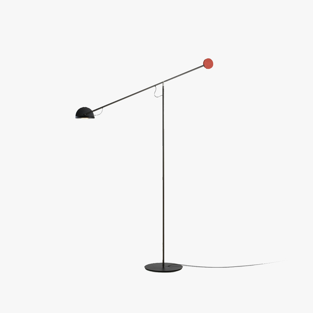 Arisha Design Lampadaire Linéaire Simple Métal Noir Salon/Chambre - Neutralighting