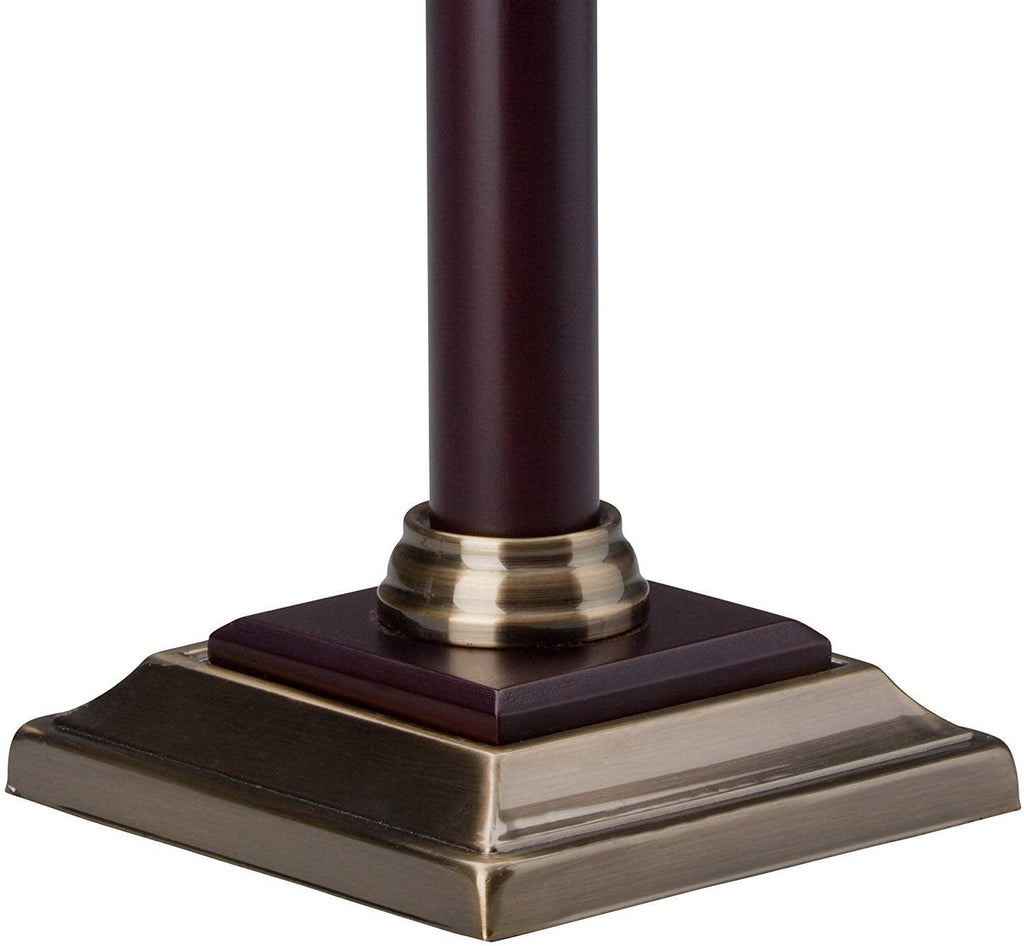 Lampe de Banquier Ancienne Gabriel Césure en Bois - Le Charme du Bois au Quotidien
