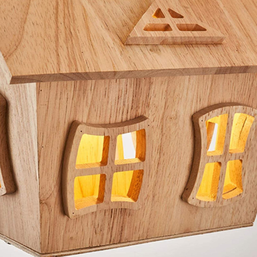 Aria Design LED Plafonnier Bois Métal Acrylique Salle Des Enfants - Neutralighting