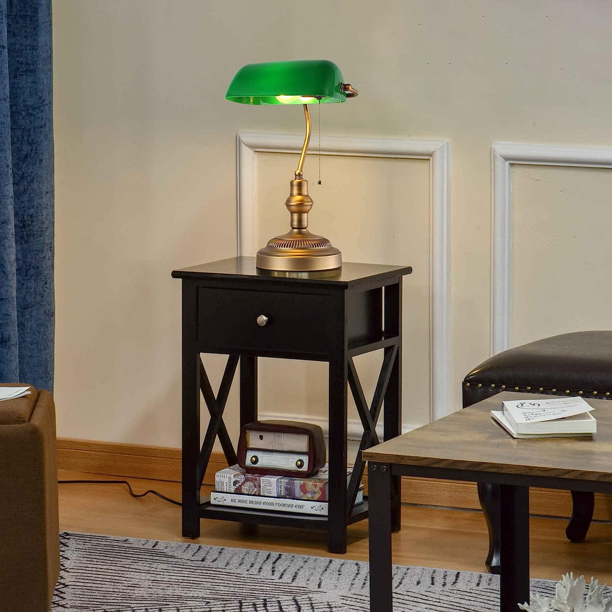 Lampe à poser — De Notaire en Laiton