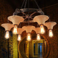 Epoch Lustre de Créativité Industrielle en Métal Rouille/Bar - Neutralighting