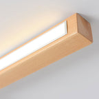 Urien Plafonnier Longue Linéaire Simple. Bois. Couloir/Chambre - Neutralighting