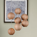 Muto Ball Cluster LED Suspension Bois Salon Chambre à coucher - Neutralighting