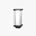 Ray Borne Extérieure Rectangulaire Moderne, Métal/Verre, Blanc/Noir, Cour - Neutralighting