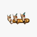 Arisha Applique Murale Papillon Tiffany, Métal/Verre, Bleu/Rouge/Multi-Couleurs/Bleu Clair - Neutralighting