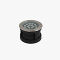 Ray Spot de Bassin Cylindre Moderne, Métal/Verre, Noir, Cour - Neutralighting