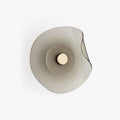Arisha Applique Murale Fleur Moderne, Métal/Verre, Gris/Bleu, Salon - Neutralighting