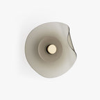 Arisha Applique Murale Fleur Moderne, Métal/Verre, Gris/Bleu, Salon - Neutralighting
