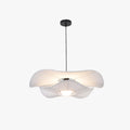 Ritta Suspension Petale Retro, Metal/Tissu, Blanc, Chambre à Coucher - Neutralighting