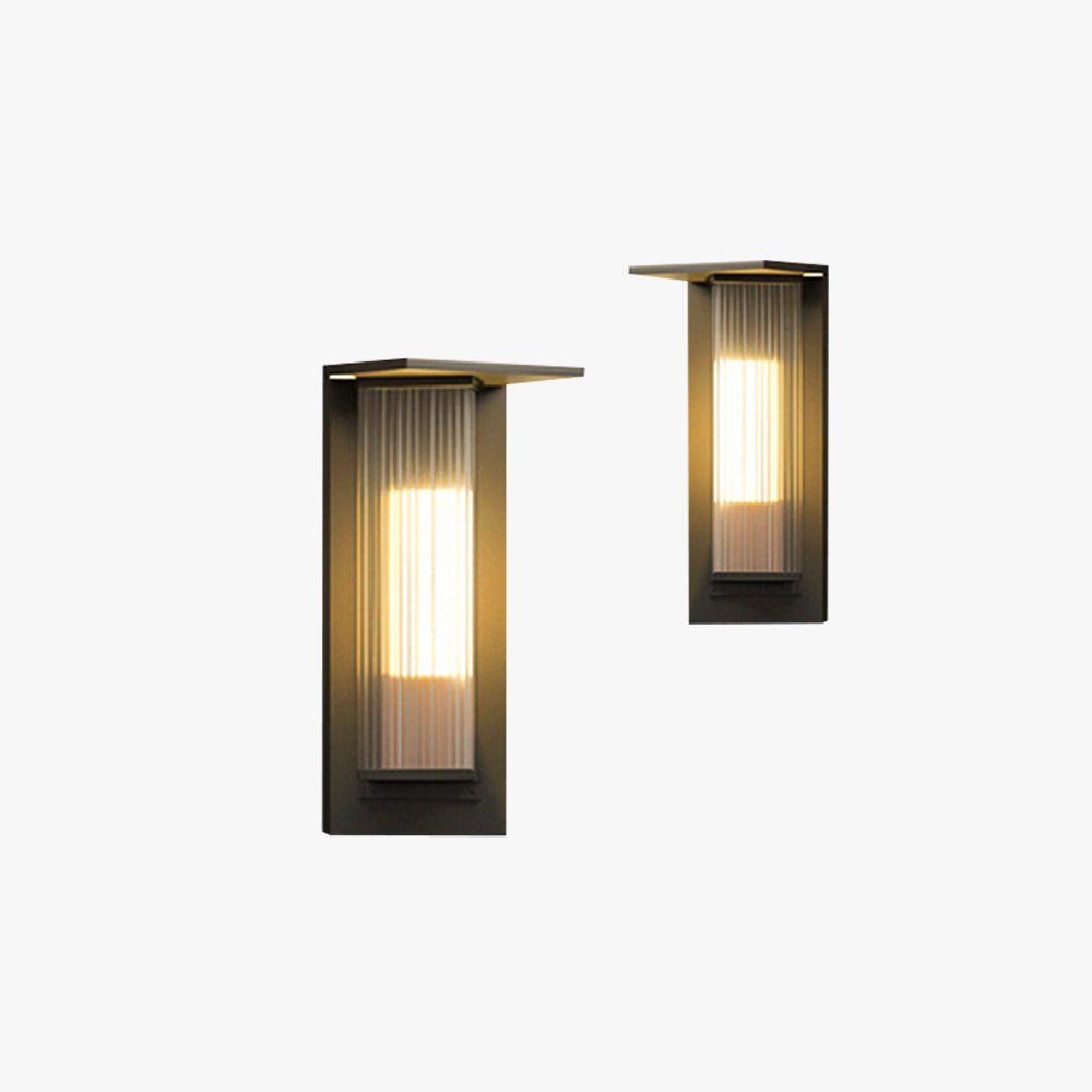 Ray Vintage Design LED Applique Murale Métal Acrylique Extérieur - Neutralighting