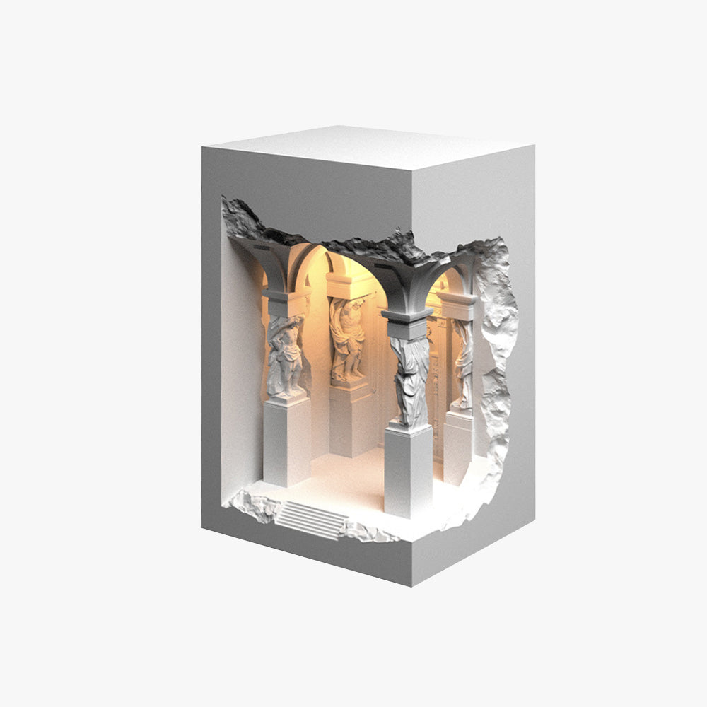 Ray Applique Murale Art Déco Flush LED Encastrée, 3 Styles, Blanc, Salon - Neutralighting