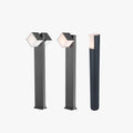 Ray Borne Extérieure Pivotante Moderne, Métal, Noir, Allée - Neutralighting