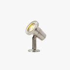 Ray Spot de Bassin Cylindre Moderne, Métal/Verre, Argent, Jardin - Neutralighting