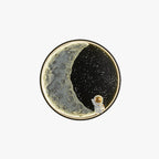 Aria Applique Murale Moderne Astronaute Lune, Métal, Noir, Chambre/Salon - Neutralighting