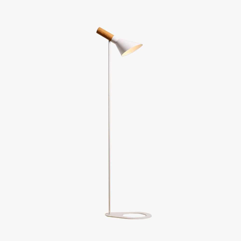 Arisha Design Lampadaire Minimalisme Métal Blanc/Noir Salon/Chambre à Coucher Intérieur - Neutralighting