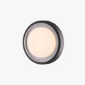 Ray Applique Extérieure/Plafonnier Rond Moderne, Métal, Noir, Cour/Jardin - Neutralighting