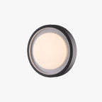 Ray Applique Extérieure/Plafonnier Rond Moderne, Métal, Noir, Cour/Jardin - Neutralighting