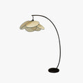 Ritta Lampadaire Fleur Naturel, Métal/Rotin, Beige, Salon/Chambre - Neutralighting