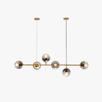 Valentina Moderne LED Suspension Globe Métal Verre Salon Cuisine - Neutralighting