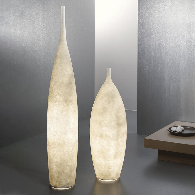 Avi Moderne LED Lampadaire Bouteille Blanc Jaune Bleu Résine Chambre - Neutralighting